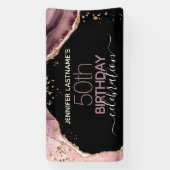 アゲート50th誕生日予算パーティー 横断幕 (縦)