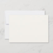 アゲート クォーツの背景 RSVP 返信カード (裏面)