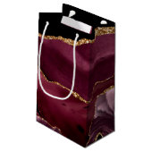 アゲート・ブルガン結婚ディのパターン スモールペーパーバッグ (裏面アングル)