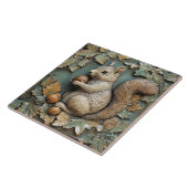 アコよくはしゃぐン付きリスフェイクレリーフ、 浮き彫り タイル (側面)