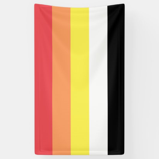 アコイセクシュアルアコイロマンティックプライド 横断幕 (縦)