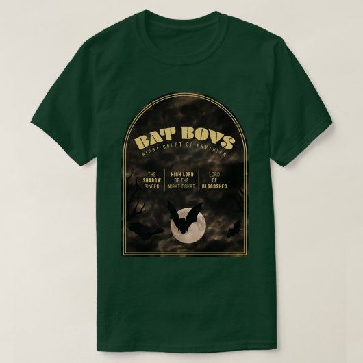 アコタルこうもりボーイズ流砂アッスリエルカシアン1 Tシャツ (デザイン正面)