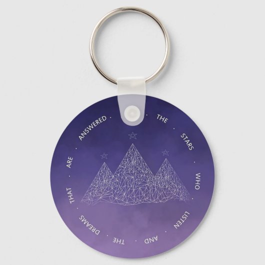 アコタールファンのためのナイトコートのキーチェーン キーホルダー (正面)