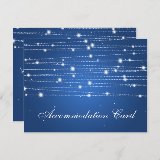 アコメエレガントーションきらめくラインサファイア ポストカード (正面/裏面)