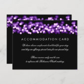 アコモデーションエレガントパープルハリウッドグラム ポストカード (正面/裏面)
