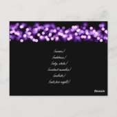 アコモデーションエレガントパープルハリウッドグラム ポストカード (裏面)
