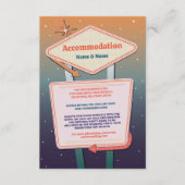 アコモデーション結婚ズラスベガスカジノ エンクロージャーカード (正面)