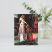 アコラーデ – 白猫 ポストカード (スタンド正面)