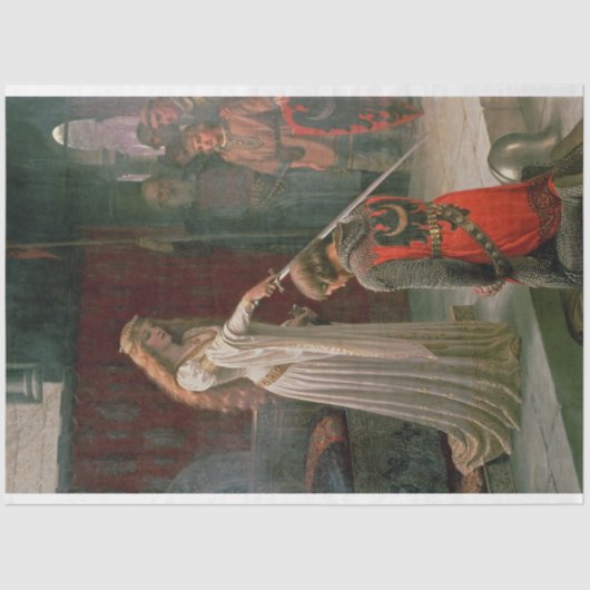 アコラード(by Edmond Blair Leighton) 薄葉紙 (正面)