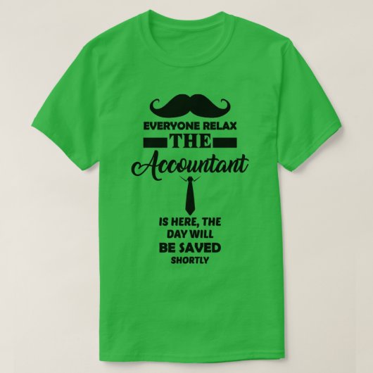 アコリラックスウンントは全員ここにおもしろいある Tシャツ (デザイン正面)