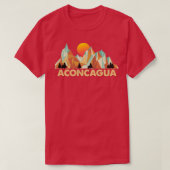 アコンカグアマウンテン登山ギフト Tシャツ (デザイン正面)