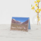 アコンカグア国立公園の父の日 カード (黄色い花)