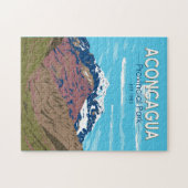 アコンカグア地方パークアルゼンチントラベルヴィンテージ ジグソーパズル (横)