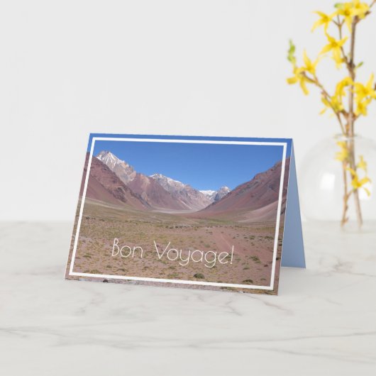 アコンカグア州立公園盆航海 カード (黄色い花)