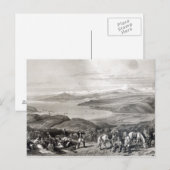 アコンカグア火山の遠景 ポストカード (正面/裏面)