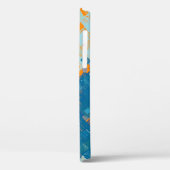 アコンテンポラリーートカラフルテクスチャモダンアートワーク Case-Mate iPhoneケース (裏面 / 左)