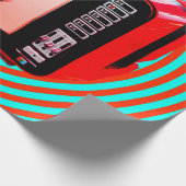 アコンテンポラリーートコラージュテレビニュースコロナウイルスコン ラッピングペーパー (角)