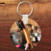 アコーかわいらしスティックギター キーホルダー (正面)