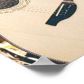 アコーかわいらしスティックギター ポスター (角)