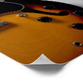 アコーかわいらしスティックギター ポスター (角)