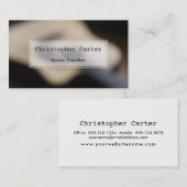 アコーぼやけス・ギタ芸術的ー 名刺 (正面/裏面)