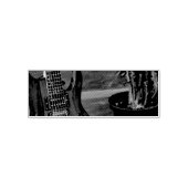 アコーカッコいいスティックギター セルフインキングスタンプ (デザイン)