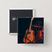 アコーカッコいいスティックギター 缶バッジ (正面&裏面)