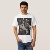 アコーカッコいいスティックギター Tシャツ (正面フル)