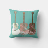 アコーシクラシックョーギター素朴ヴィンテージ楽器 クッション (正面)