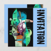 アコースギタージャムの招待 招待状 (正面/裏面)