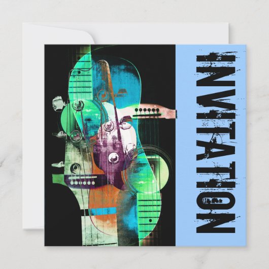 アコースギタージャムの招待 招待状 (正面)