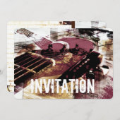 アコースギタージャムの招待 招待状 (正面/裏面)