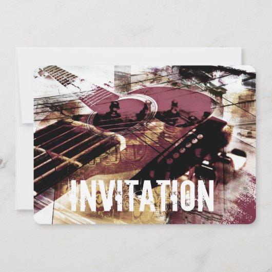 アコースギタージャムの招待 招待状 (正面)