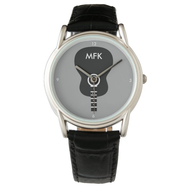 アコースタイリッシュカスタムスティックギター 腕時計 (正面)