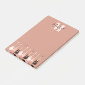 アコースティックエレキギターミュージシャン素朴モノグラム ポストイット (アングル)