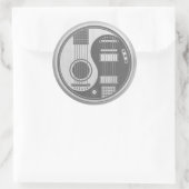 アコースティックエレクトリックギター陰陽ステンレス鋼 ラウンドシール (バッグ)