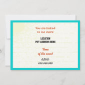 アコースティックカスタムギター製品 招待状 (裏面)