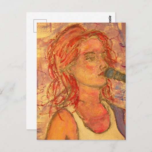 アコースティックガール ポストカード (正面/裏面)