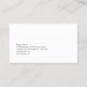 アコースティックギタリストミュージシャン 名刺 (裏面)