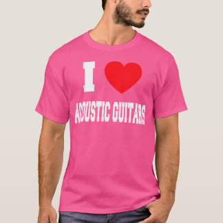 アコースティックギターが大好き Tシャツ