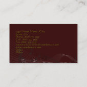 アコースティックギターのカッコいいの名刺 名刺 (裏面)