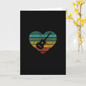 アコースティックギターのギタリストが大好き カード (黄色い花)