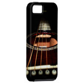 アコースティックギターのクローズアップiPhone5の穹窖のVibe Case-Mate iPhoneケース (裏面/右)