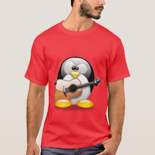 アコースティックギターのタキシード(Linuxのタキシード) Tシャツ