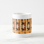 アコースティックギターのマグ コーヒーマグカップ (中央)