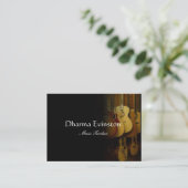 アコースティックギターの名刺 名刺 (スタンド正面)