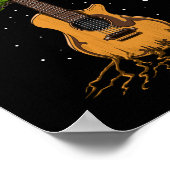 アコースティックギターの生命の木 ポスター (角)