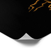 アコースティックギターの生命の木 ポスター (角)