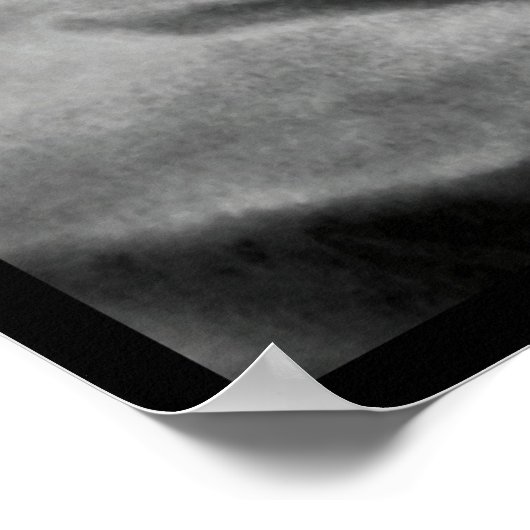 アコースティックギターの遠近法ストリングス縁どラック ポスター (角)