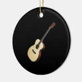 アコースティックギターの"デザインギフトおよびプロダクト セラミックオーナメント (左)